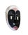 Superb vintage Fang mask carved from a single piece of heavy wood, featuring an elongated heart-shaped face rendered in...