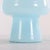 1990s Italian Blue Glass Boudoir Lamps - a Pair For Sale - Image 4 of 4