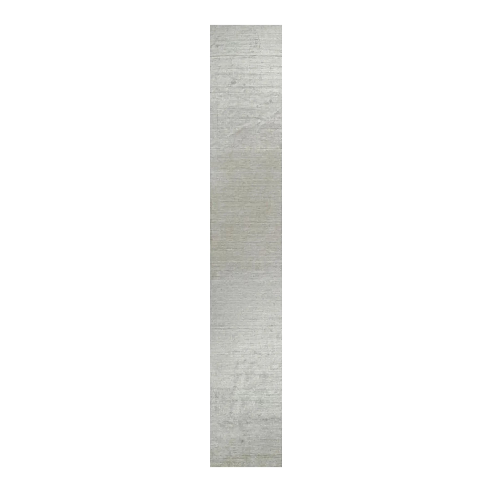 2010s Rug & Kilim’s Modern Rug in Solid Gray and Off-White Striae ...