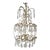 3-Light Small Chandelier by Mario Lighting Inc For Sale