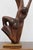 Abstract Mahogany Sculpture – Signed Frank Coronado A unique abstract sculpture, handmade from solid mahogany and signed...