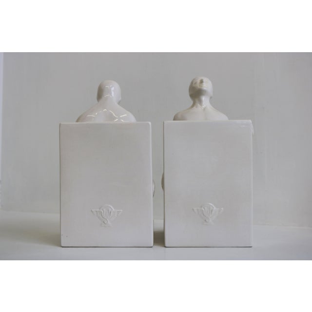 Vintage Dutch Art Deco Bookends by Godefridus Boonenkamp, 1925, Set of 2 For Sale - Image 9 of 12