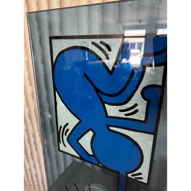 1980s Keith Haring & Toshiyuki Kita, On Taro & on Giro, 1988, Glass, Set of 2 For Sale - Image 5 of 18