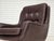 Metal Swivel Lounge Chairs with Ottoman in Leather, 1970s, Set of 3 For Sale - Image 7 of 18