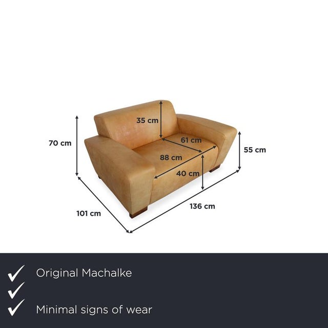 with this armchair from Machalke, you're acquiring a piece of furniture with a clear, cubic design. The angular, slightly...