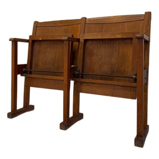 Viennese Two-Seater Cinema Seat For Sale