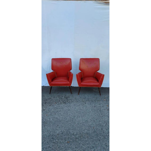Set of Mid-Century Lounge Chairs For Sale - Image 9 of 9