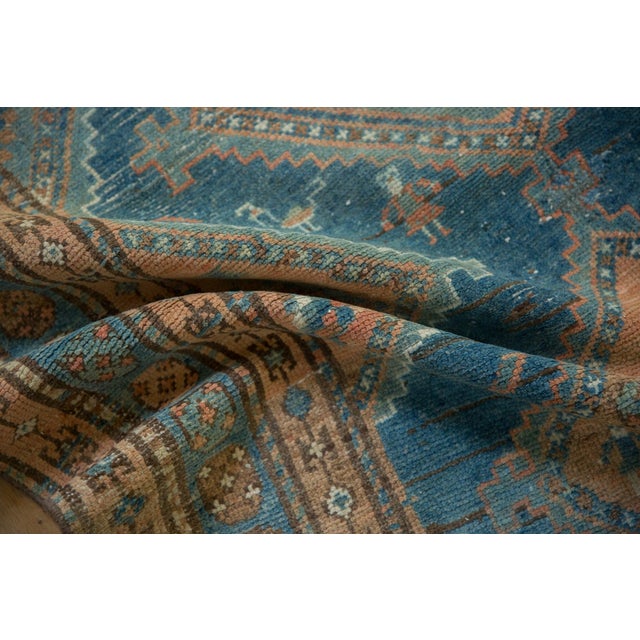 Traditional 1930s Vintage Persian Malayer Diamond Medallion Wool Runner For Sale - Image 3 of 12