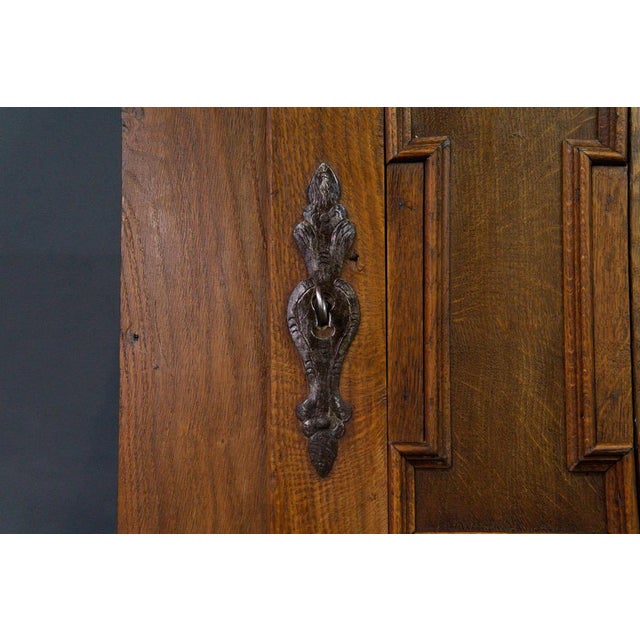 Baroque Tobacco Cabinet in Oak For Sale - Image 9 of 13