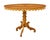 Wood 19th Century Inlaid Burr Birch Oval Occasional Table For Sale - Image 7 of 7