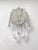 Brass and Murano Glass Wall Lamp by Venini by Novaresi For Sale - Image 3 of 7