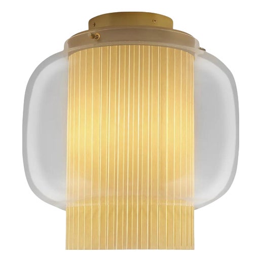 Manila C GR Golden Matte Celling Lamp by Sebastian Herkner for Parachilna For Sale