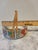 White Vintage Japanese Imari Porcelain Serving Bowl For Sale - Image 8 of 10