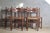 Antique French Country Dining Chairs Rush Seats, 1960s, Set of 5 For Sale - Image 3 of 11
