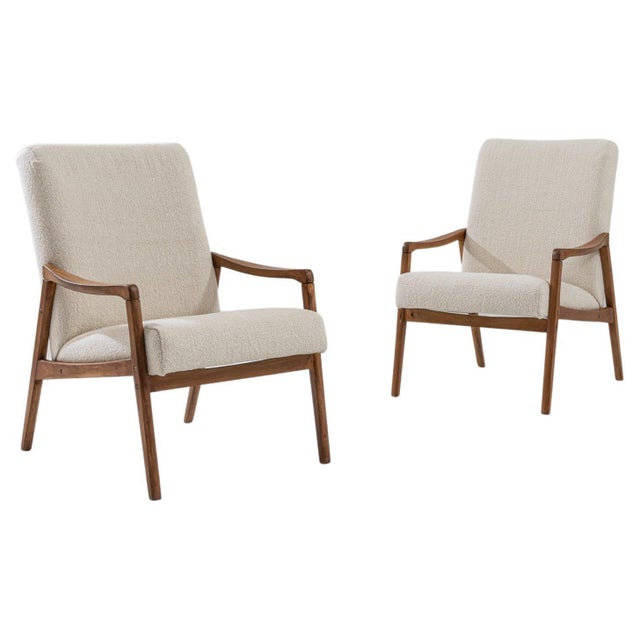 1960s Czechia Wooden Armchairs - A Pair For Sale - Image 15 of 18