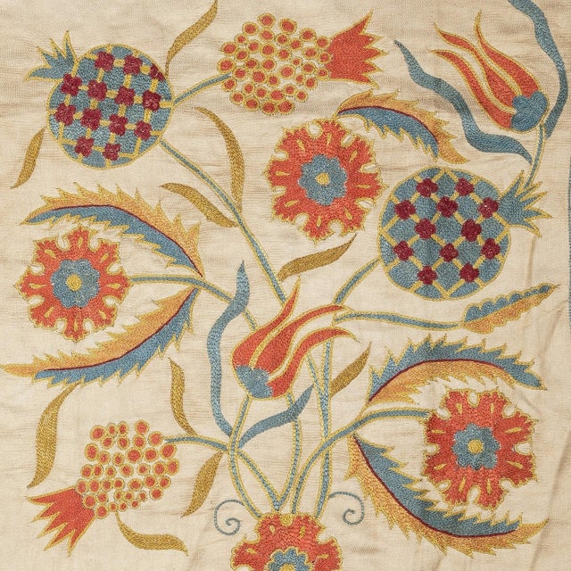 New Hand-Embroidered 100% Silk Cushion Cover – Authentic Uzbek Textile Art Elevate your home décor with this exquisite...