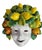 Ceramic 1970 Italian Nd Dolfi Ceramic Four Seasons Wall Masks – Set of 4 For Sale - Image 7 of 9