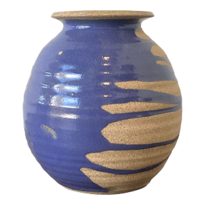Vintage Original Studio Pottery Drip Glaze Vase