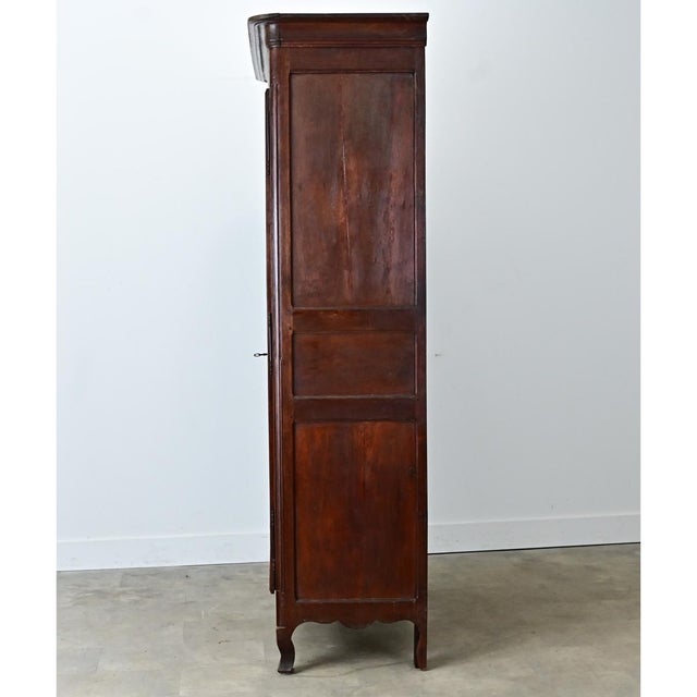 French 19th Century Louis XV Style Carved Oak Armoire For Sale - Image 15 of 15
