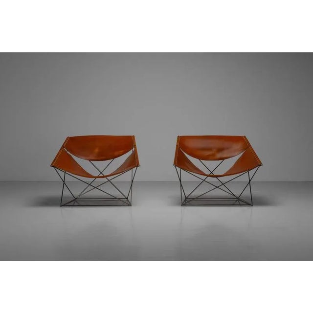 1960s F675 Butterfly Chairs by Pierre Paulin for Artifort, Netherlands, 1963, Set of 2 For Sale - Image 5 of 18