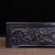 Wood Carved Hardwood Box With Landscape Scenes and Sliding Lid For Sale - Image 7 of 10