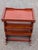 Vintage Hand Carved Tray Top Storage Shelf For Sale In Washington DC - Image 6 of 10