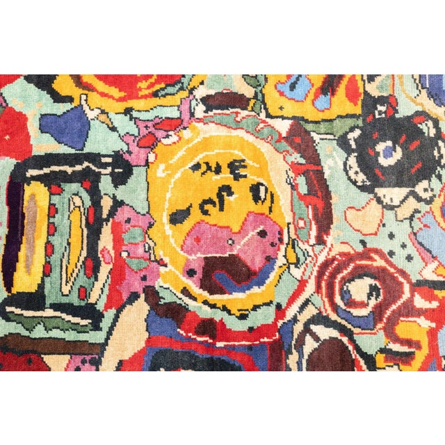 French Art Deco Rug 6'6'' X 9'8'' For Sale - Image 11 of 12