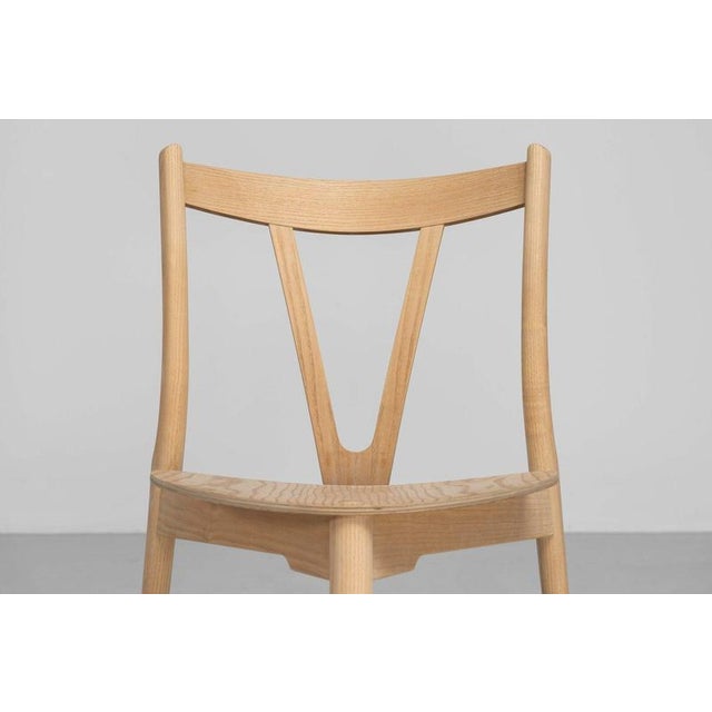 White PP51/3 V Chairs attributed to Hans J. Wegner for PP Mobler, Denmark, 1988, Set of 4 For Sale - Image 8 of 18
