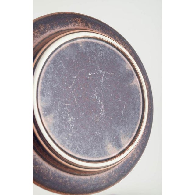 Ceramic Ruska Series Plates by Ulla Procopé for Arabia, 1960s, Set of 4 For Sale - Image 4 of 5