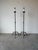 Gothic Vintage Hand-Wrought Iron French Gothic / Spanish Revival Style Tripod Floor Lamps – A Pair For Sale - Image 3 of 12