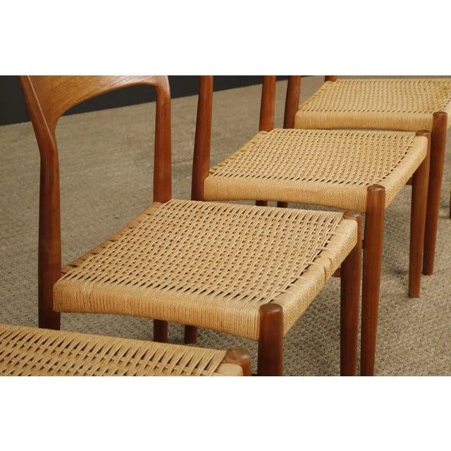 Set of 4 Kai Kristiansen for k.s. Møbler Teak Dining Chairs, Denmark, 1960s For Sale - Image 10 of 10