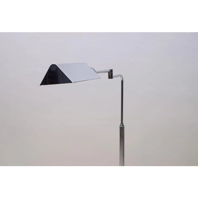 German Chrome Swivel Floor Lamp, 1970s For Sale - Image 11 of 14