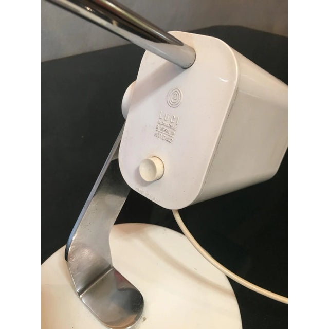 Metal Table Lamp by Luci Italia, 1970s For Sale - Image 7 of 8