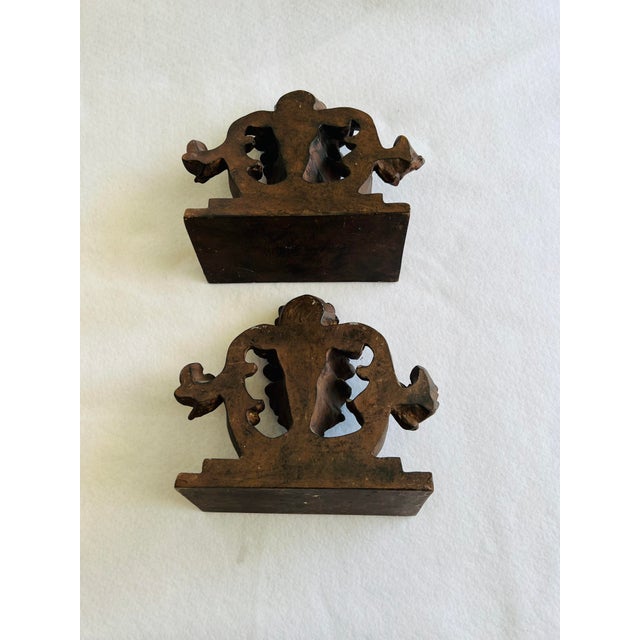 1960s Vintage Large Book Bookends - a Pair For Sale - Image 5 of 7