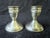 Silver Vintage Sterling Silver Duchin Pierced Weighted Candlesticks a Pair For Sale - Image 8 of 13