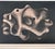 Irene Miller Stein Signed Framed Abstract Black White Serigraph Earth Fertility For Sale - Image 11 of 18