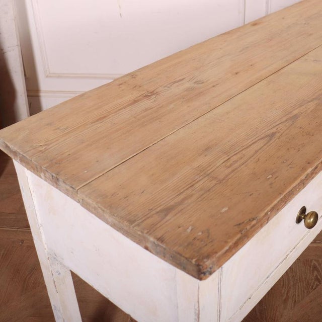 White English Painted Dresser Base For Sale - Image 8 of 11