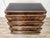 Art Deco Walnut Burl Chest of Drawers with Black Glass Top and Brass Handles, 1940 For Sale - Image 12 of 18