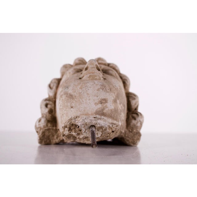 Stone Gandhara Artist, Head of Bodhisattva, 1800s, Stucco For Sale - Image 7 of 10