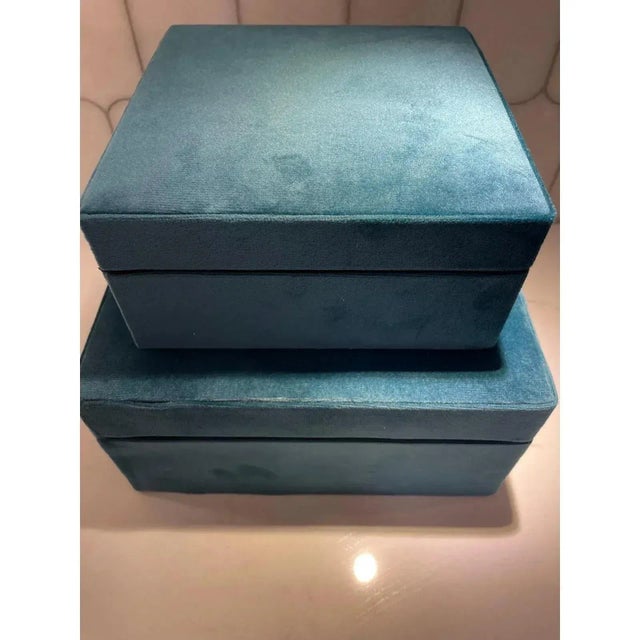 2020s Modern Transitional Style Decorative Box- A Pair For Sale - Image 5 of 10