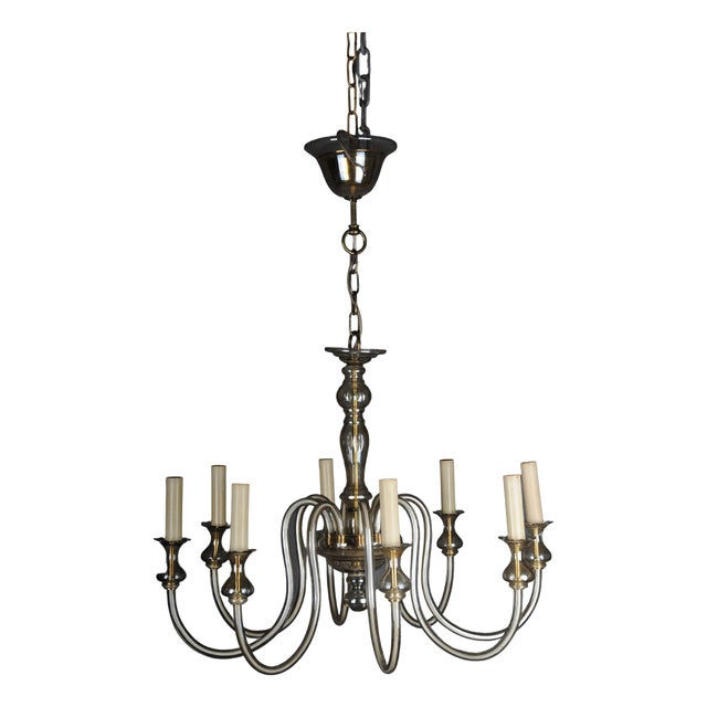 20th Century Italian Glazed Chandelier For Sale