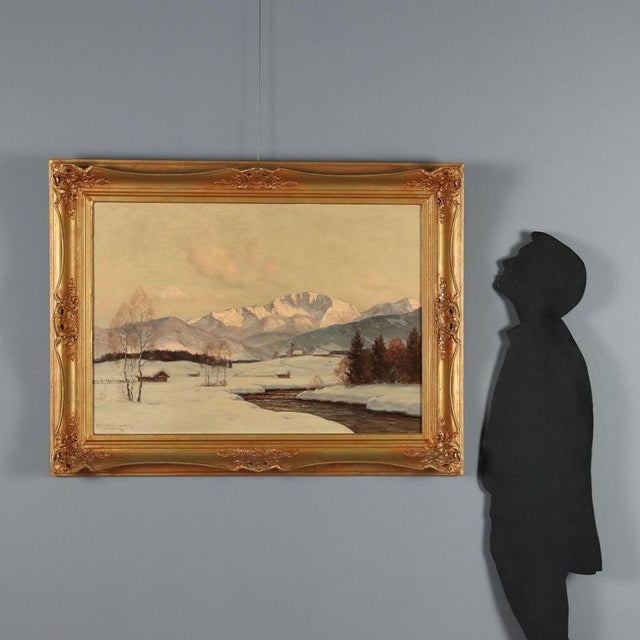 Oil on canvas. At the bottom left is the signature E. Kettermann MCHN, indicating the city of Munich where the artist...