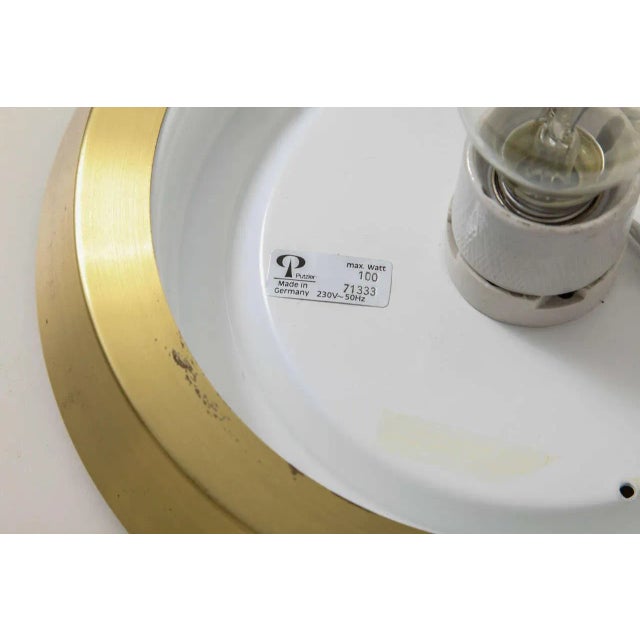 Gold Danish Blown Glass Table Lamps from Peill and Putzler, 1970s, Set of 2 For Sale - Image 8 of 9