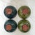 Handcrafted Blue & Green Cereal Bowls - Set of 4 For Sale - Image 4 of 7