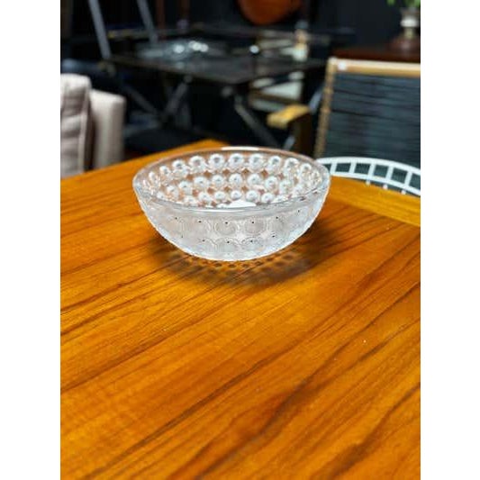Late 20th Century René Lalique Art Deco Nemours Bowl, Glass, France, 10-Inch Diameter For Sale - Image 5 of 13