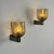 Iridescent Hammered Murano Glass Sconces attributed to Archimede Seguso, 1940s, Set of 2 For Sale - Image 4 of 16
