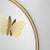 Contemporary Butterfly Round Brass Wall Mirror by Richard Hutten For Sale - Image 3 of 4