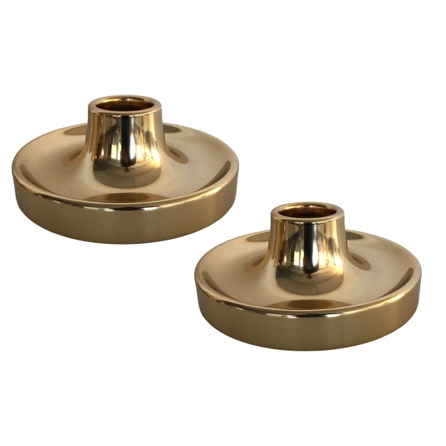 Italian Golden Flush Mount Lights, 1970s, Set of 2 For Sale