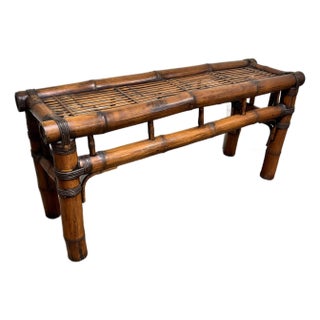Oversized Elephant Bamboo Console For Sale