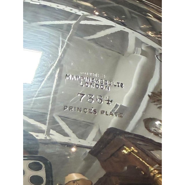 Metal Antique Mappin & Webb Regency Silver Rotating Dome Breakfast Entre Dish For Sale - Image 7 of 7